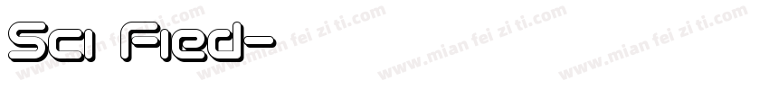 Sci Fied字体转换